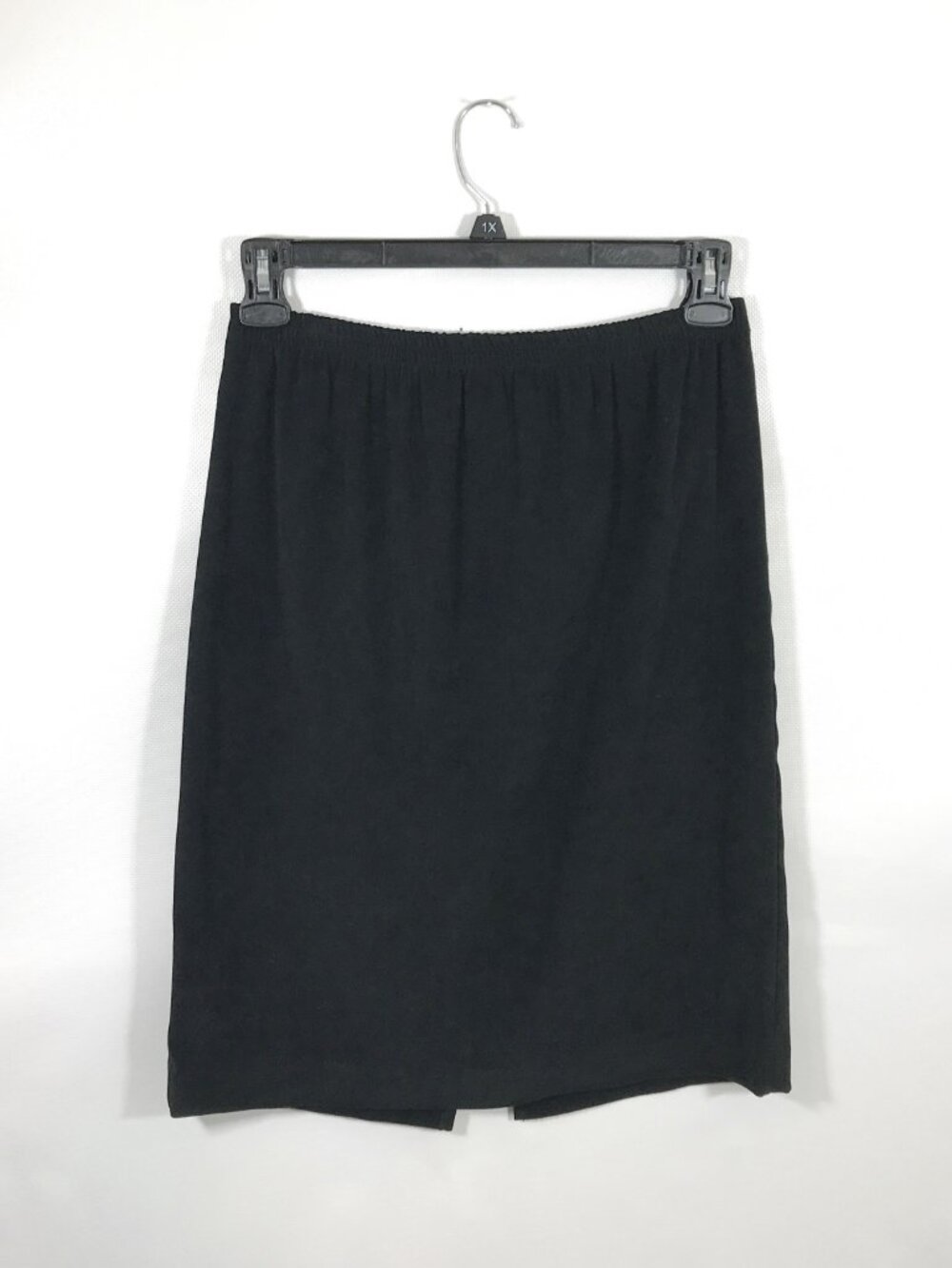 Fully Lined Microsuede Black Knee Length Casual Skirt Women Size 14, Periwinkle